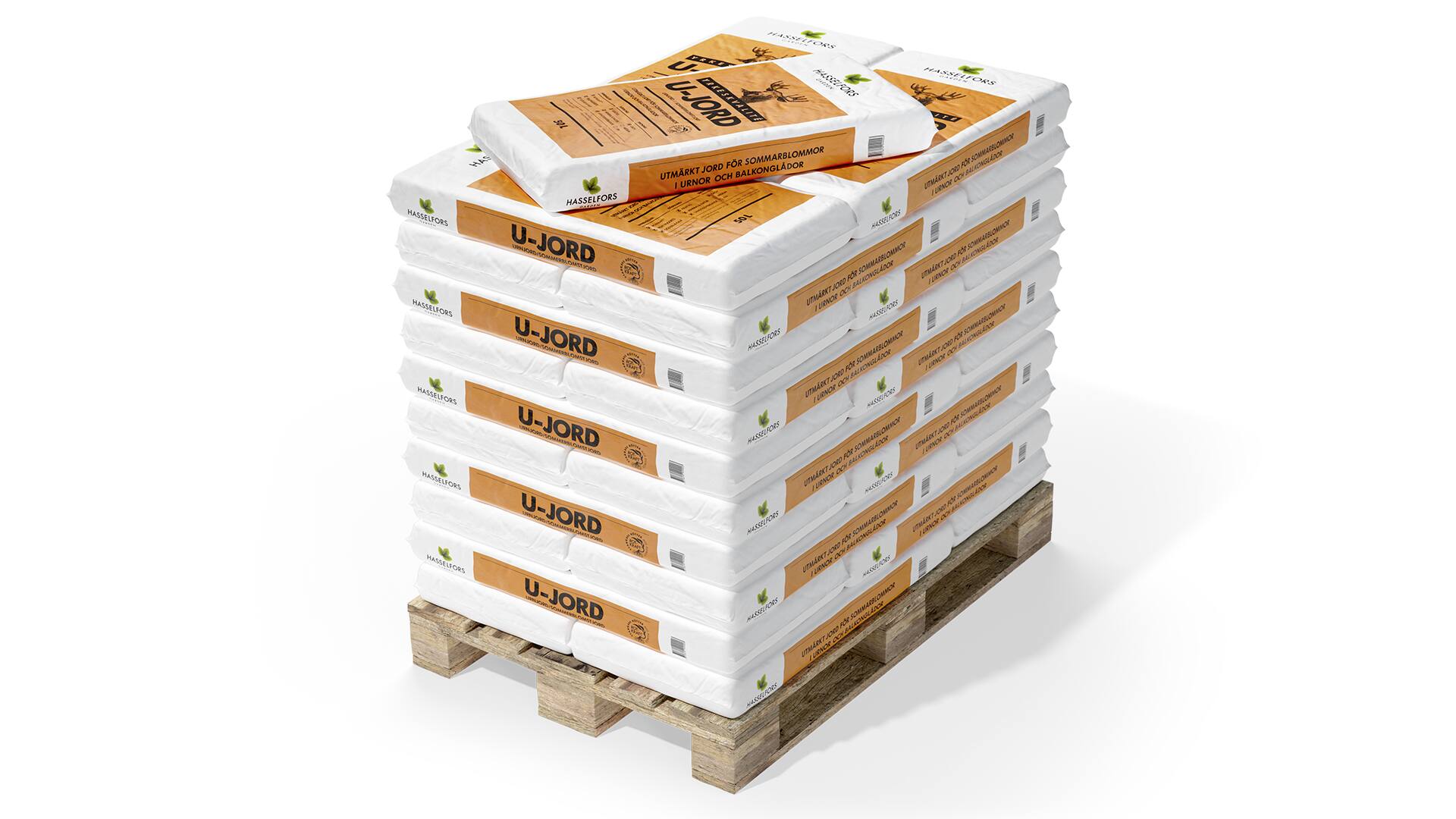 Hasselfors U-Jord, 50 liter, 42st, Helpall - Fraktfritt